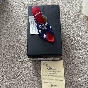 Vintage Just the right shoes by Raine Star spangled item # 25197  from 2002